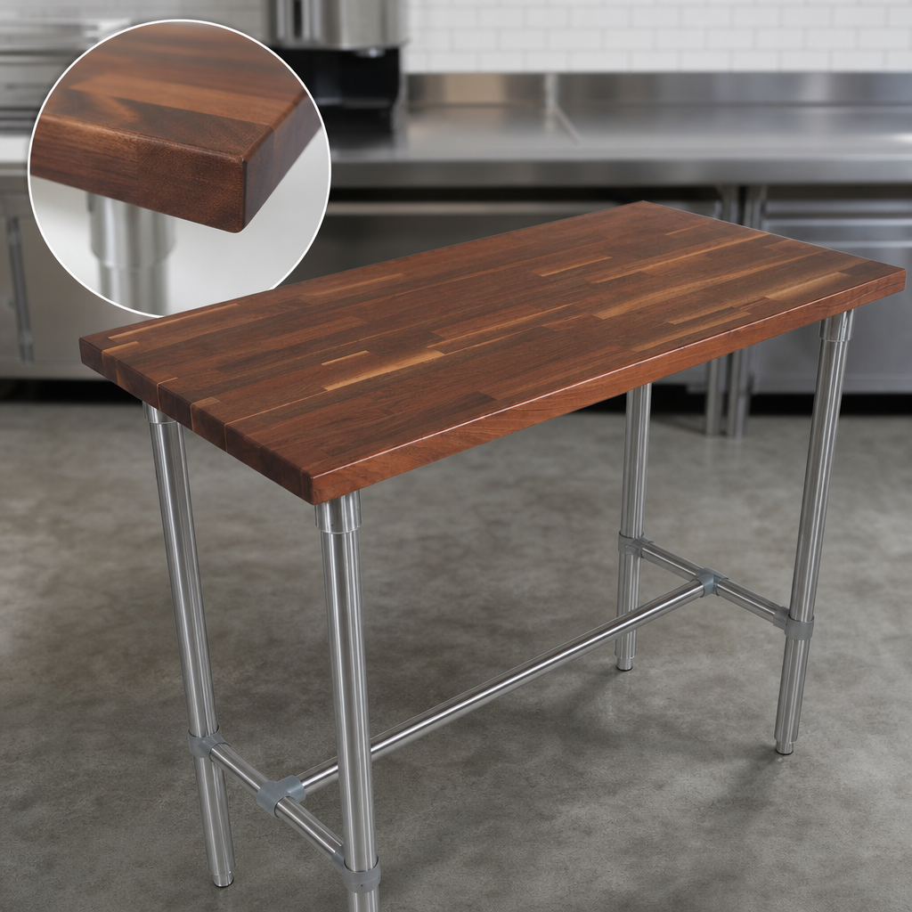 Edge Grain Walnut Top