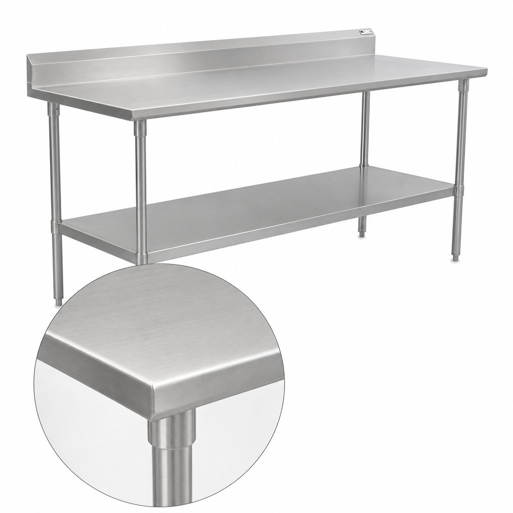 16-Gauge Type 300 Stainless Steel Top
