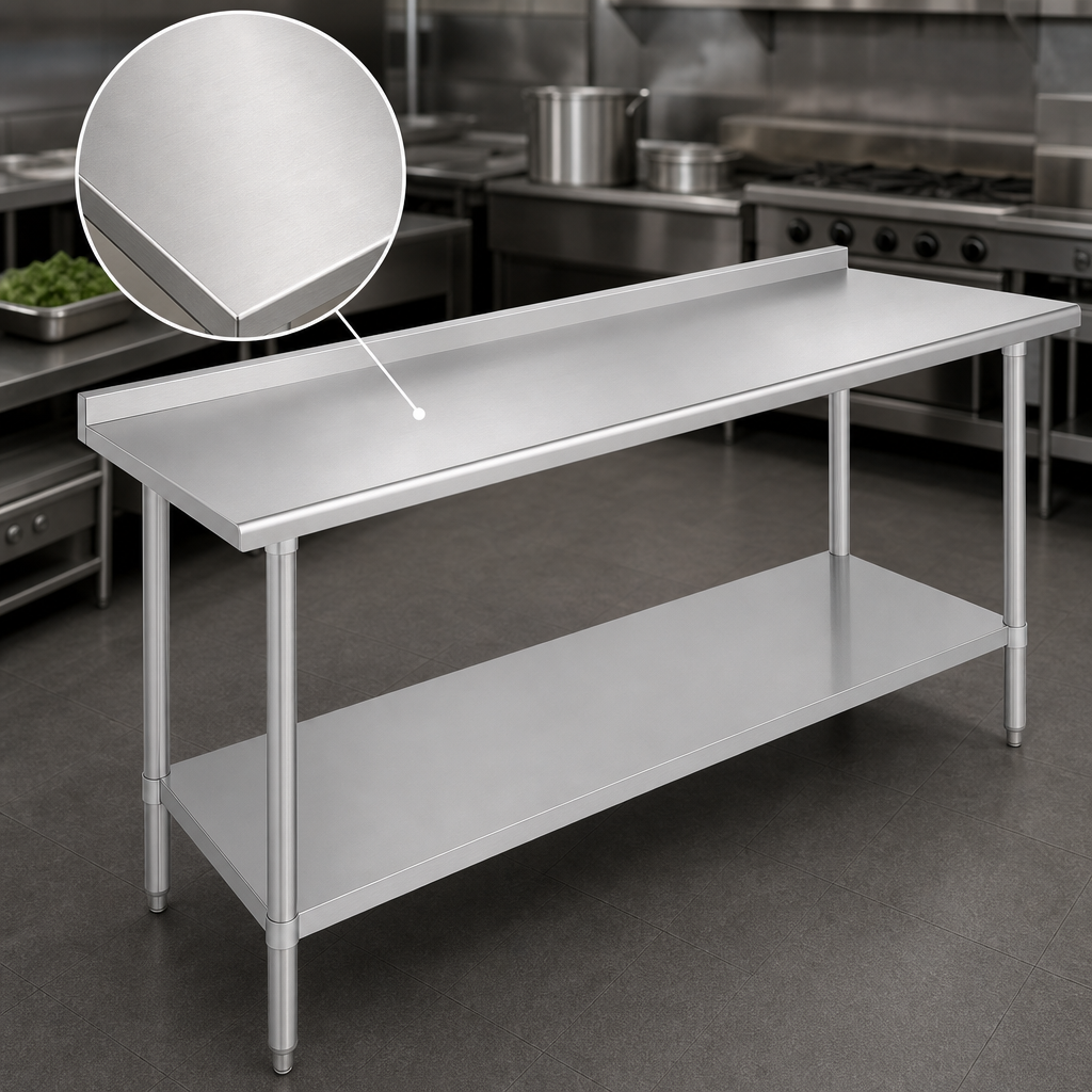 16-Gauge 300 Series Stainless Steel Top