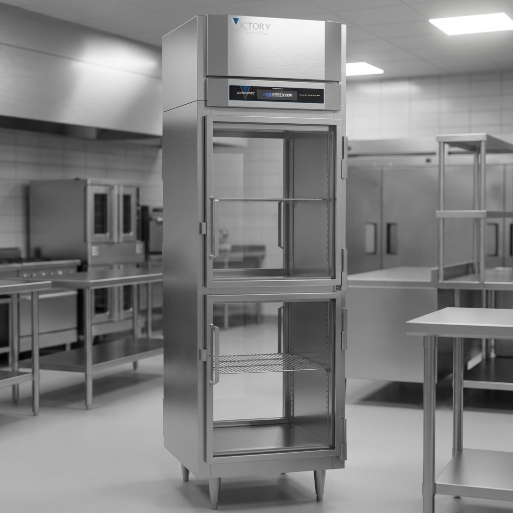 Experience unparalleled strength and longevity with this freezer's robust all-stainless steel construction, designed for the busiest commercial environments.
