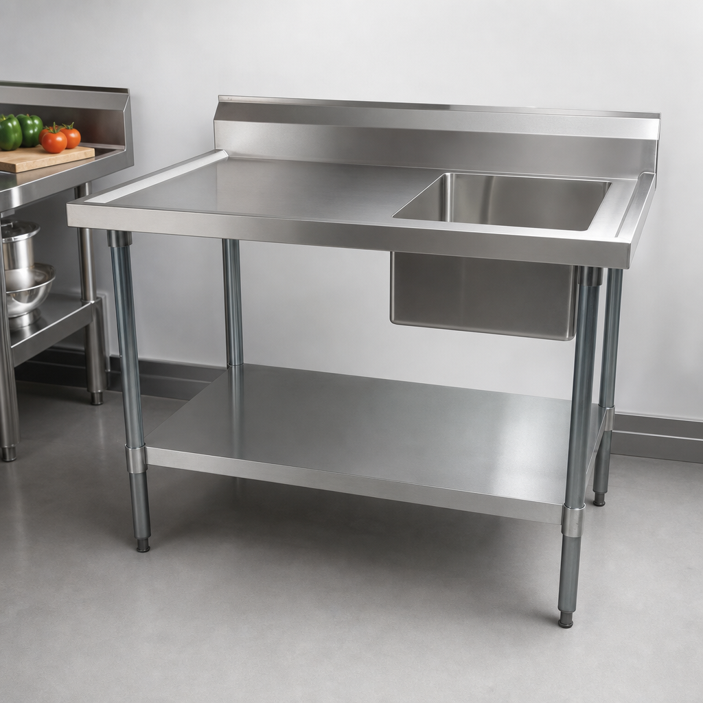 Right-Side Prep Sink