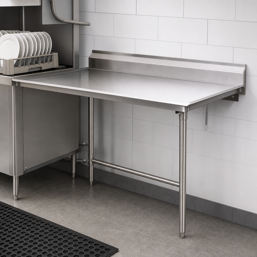 Straight Clean Dishtable Design