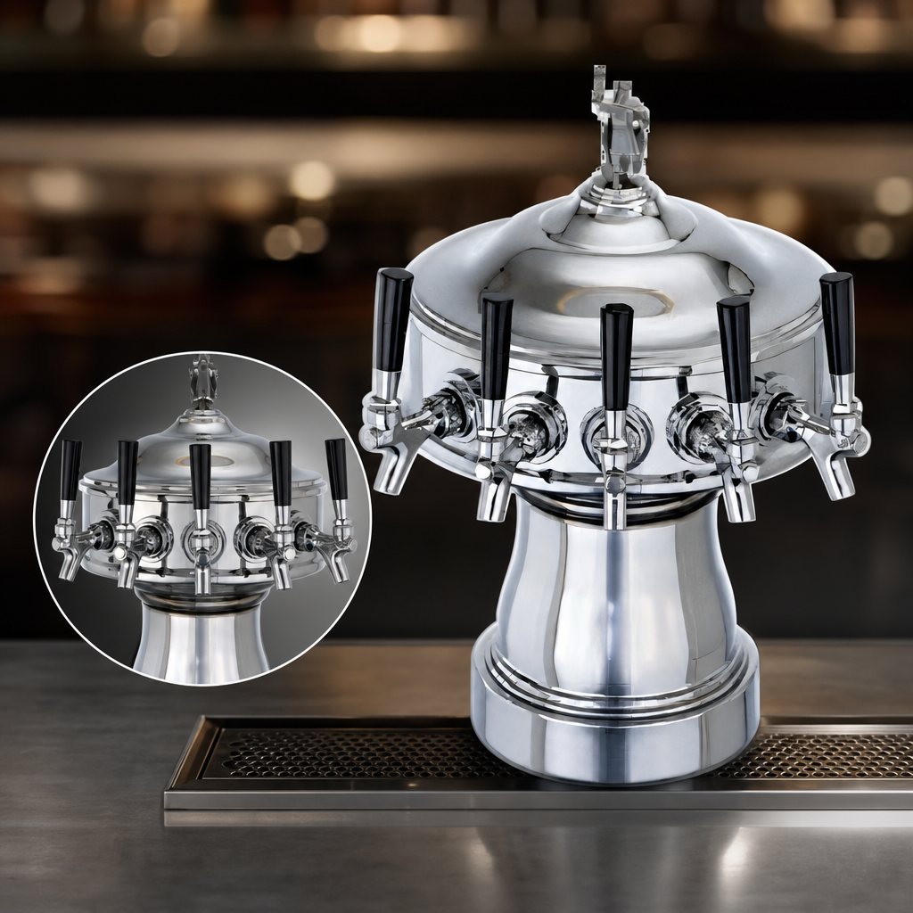 Six-Faucet Capacity
