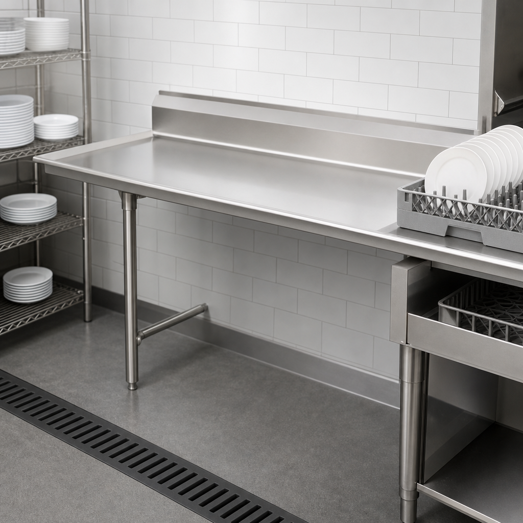Straight Clean Dishtable
