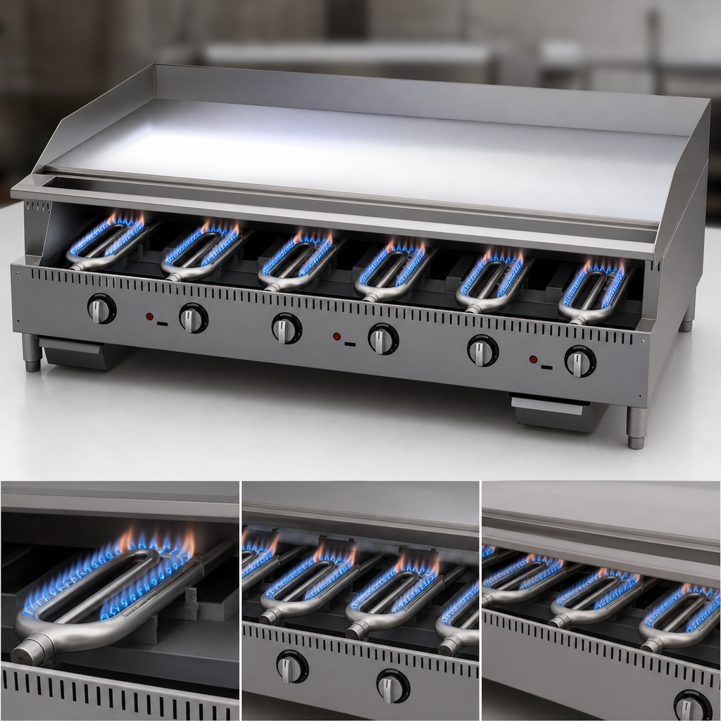 High-Output U-Shaped Burners