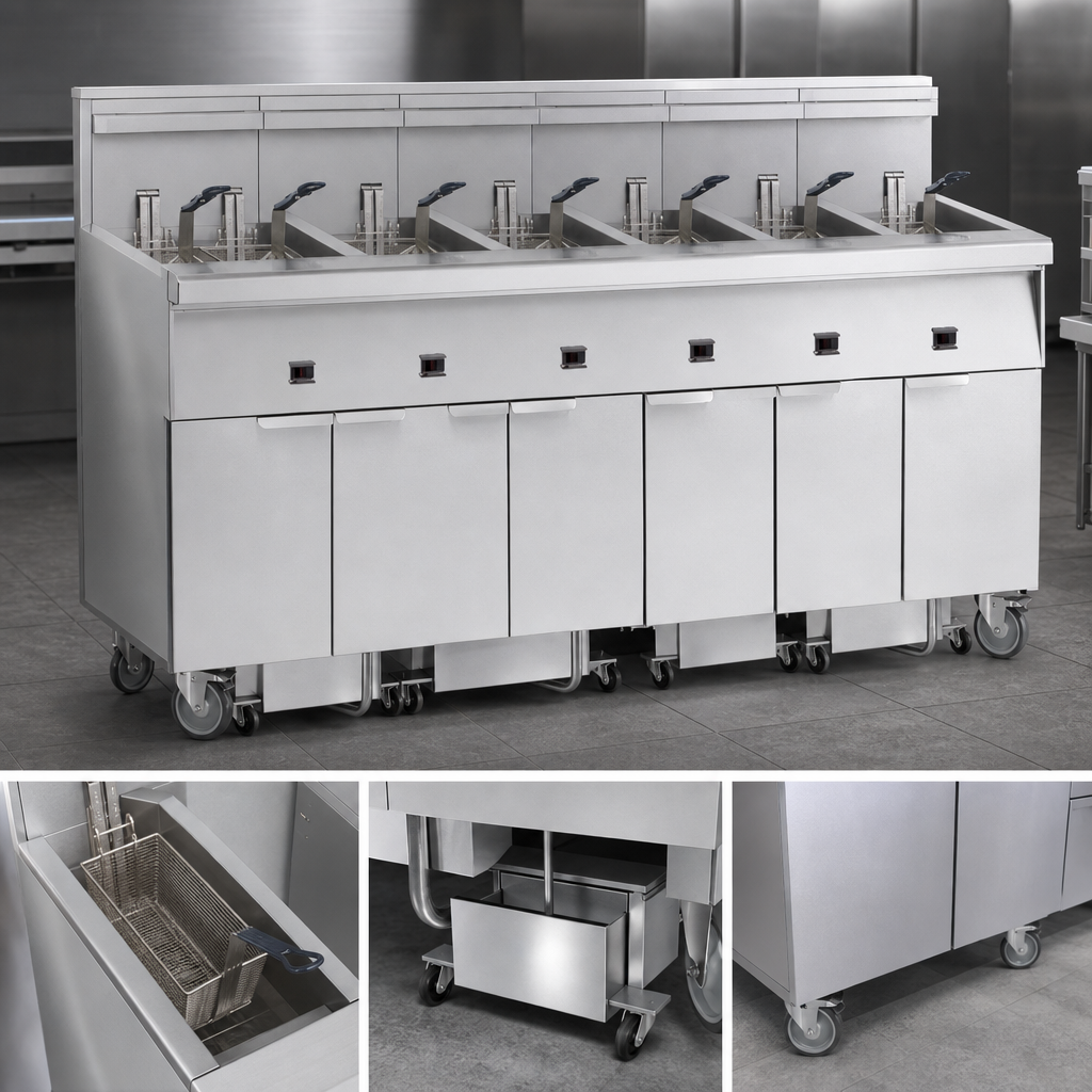 Six-Fryer Battery Design