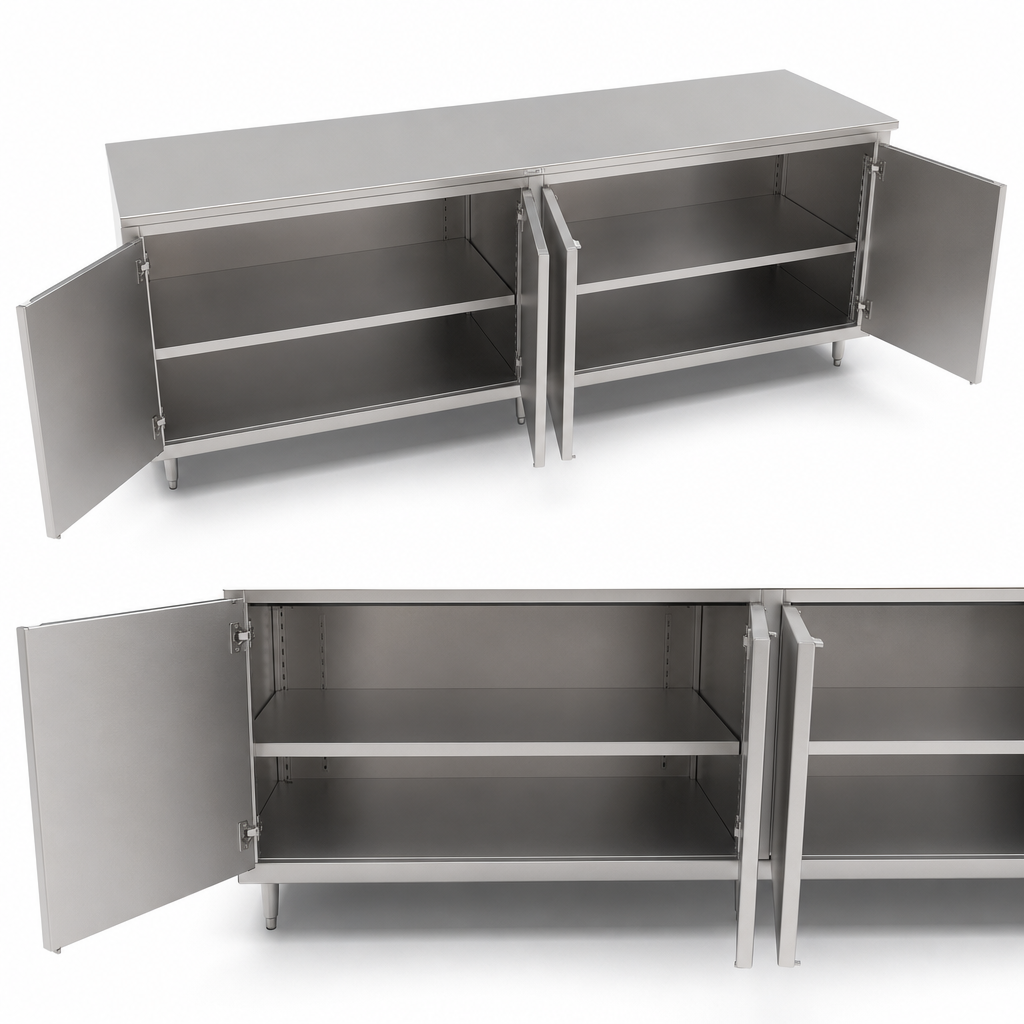 Cabinet Base With Hinged Doors