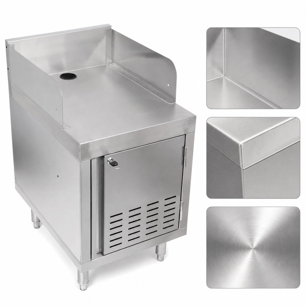 18-Gauge Stainless Steel Construction