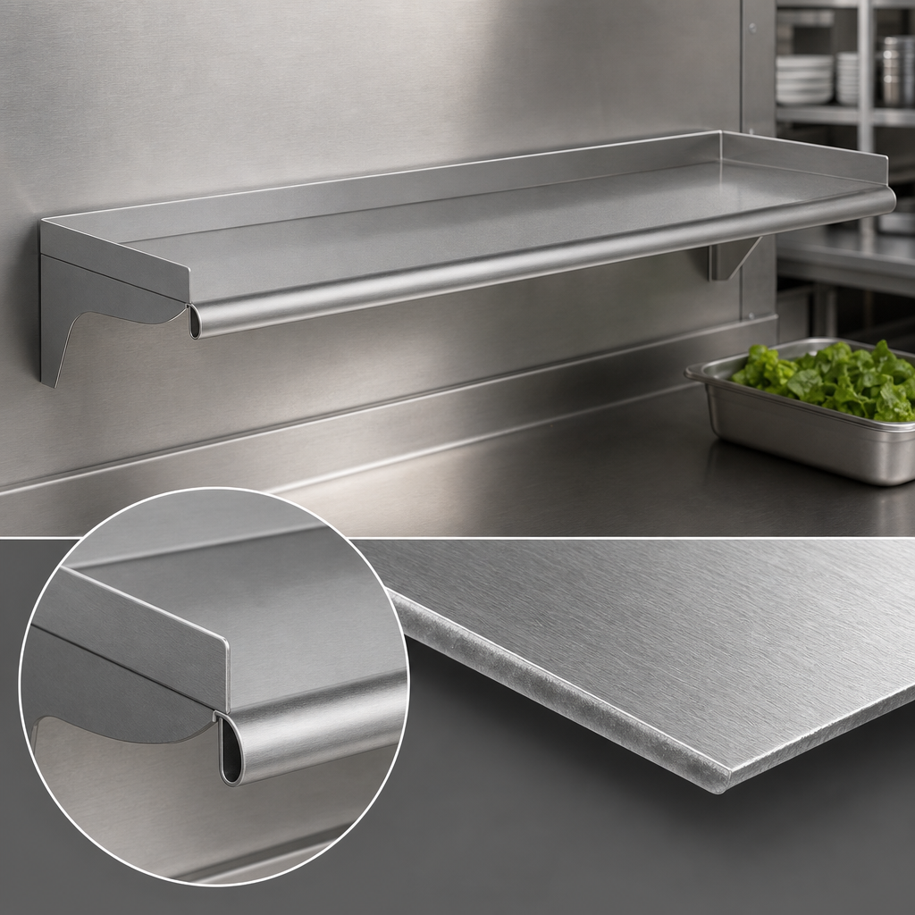 16 Gauge Type 430 Stainless Steel Construction