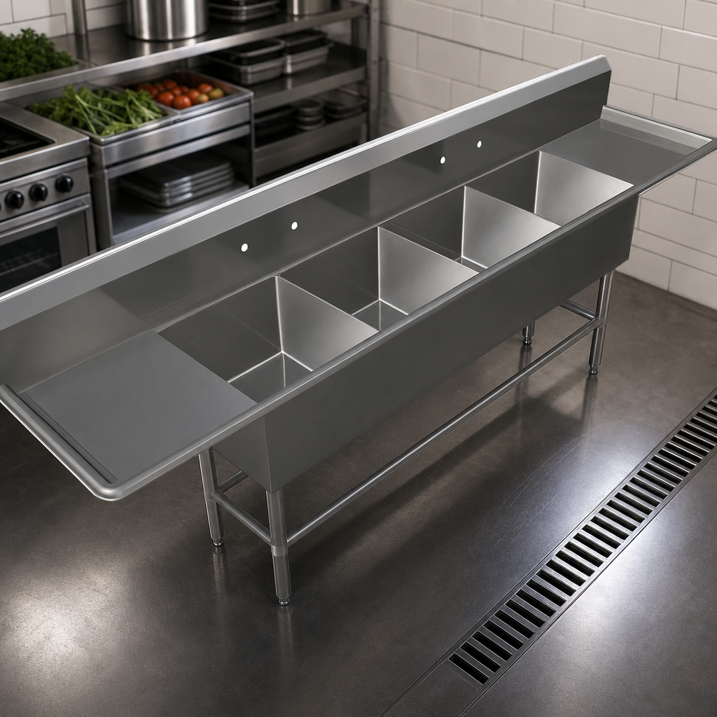 Four-Compartment Workstation