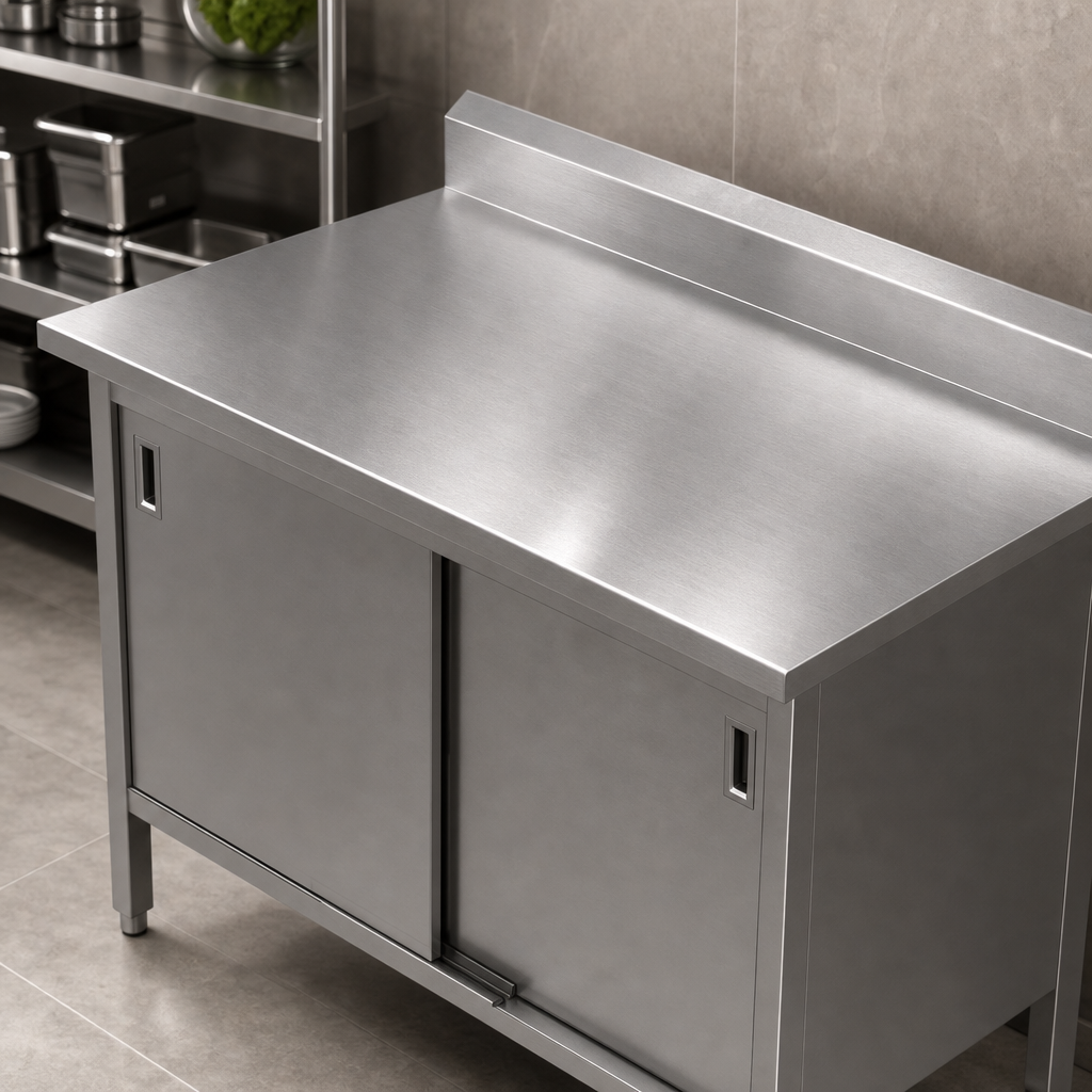 16-Gauge Stainless Steel Top