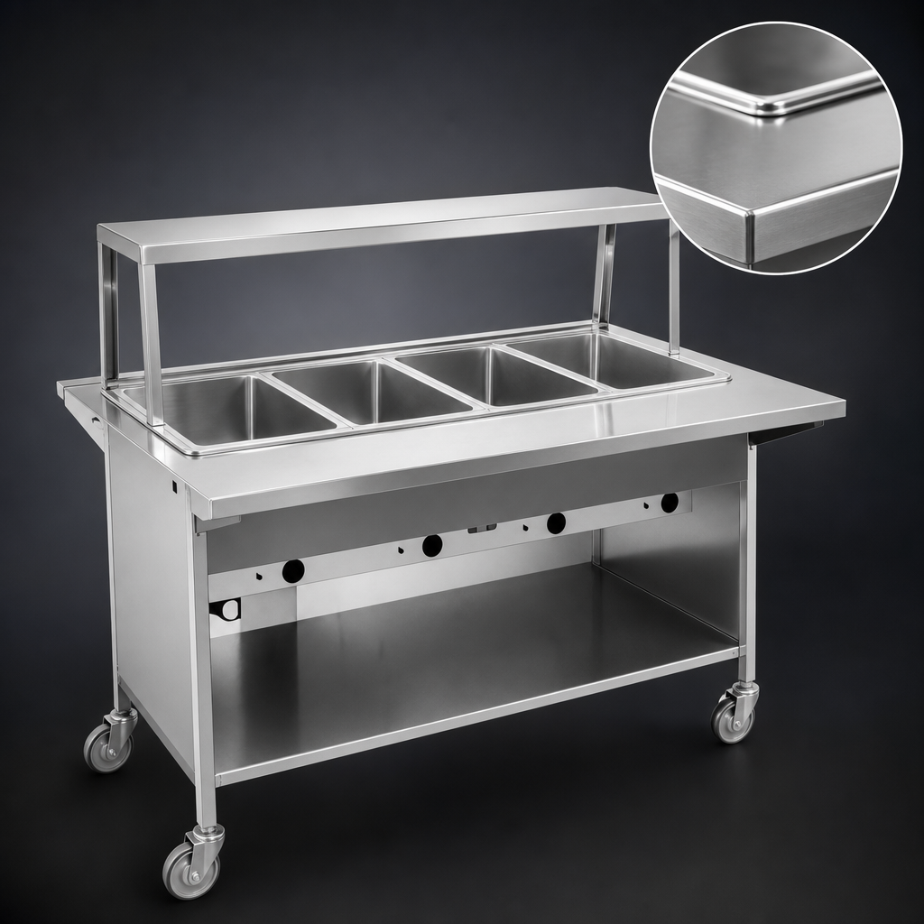 Heavy-Duty Stainless Steel Top