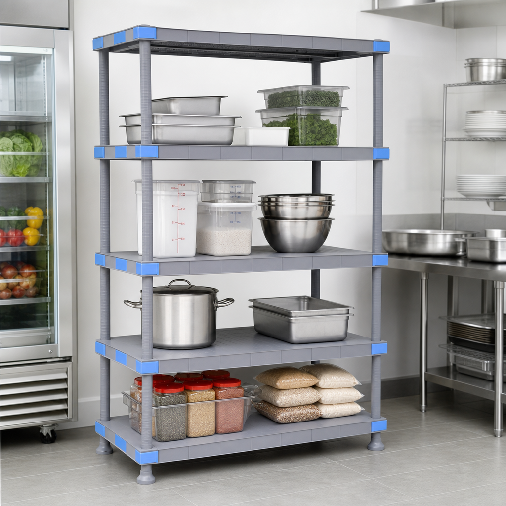 Four Solid Shelves
