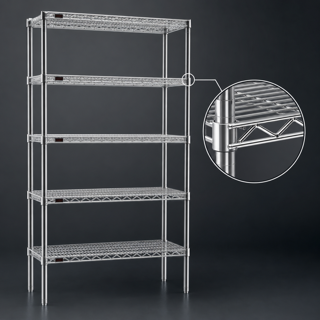 Patented QuadTruss® Shelf Design