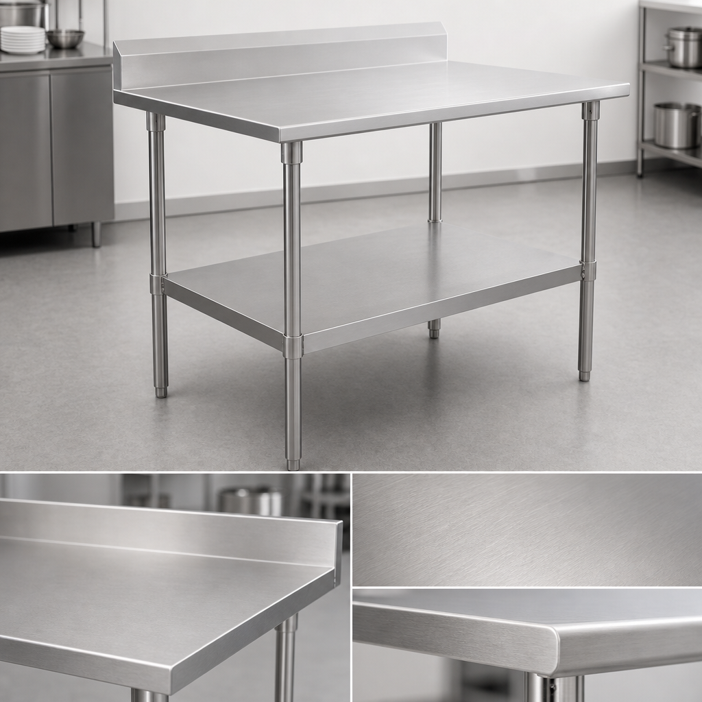 16-Gauge Stainless Steel Top
