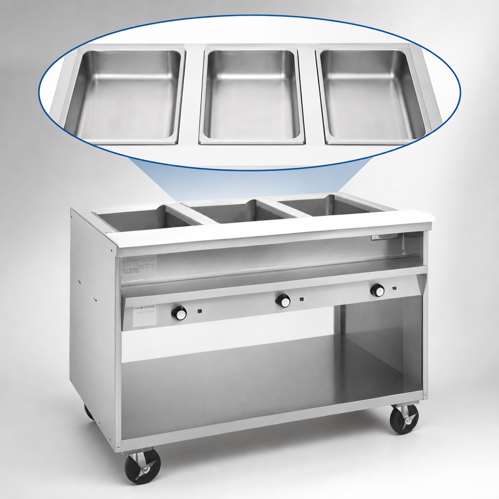 Three Pan Open Well