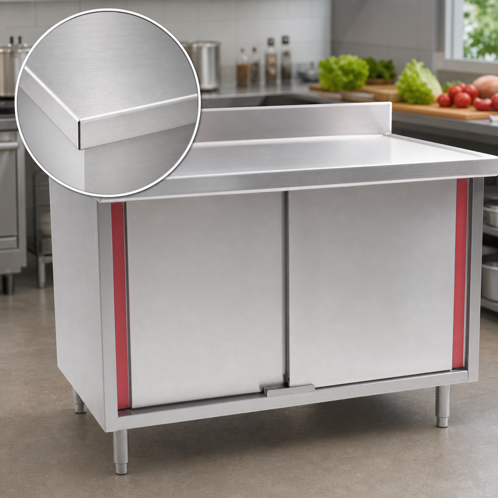 14-Gauge 304 Stainless Steel Top