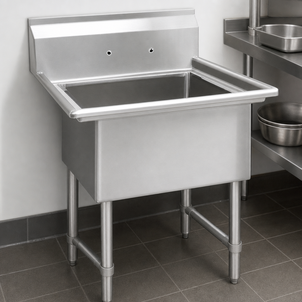 One-Compartment, No-Drainboard Design