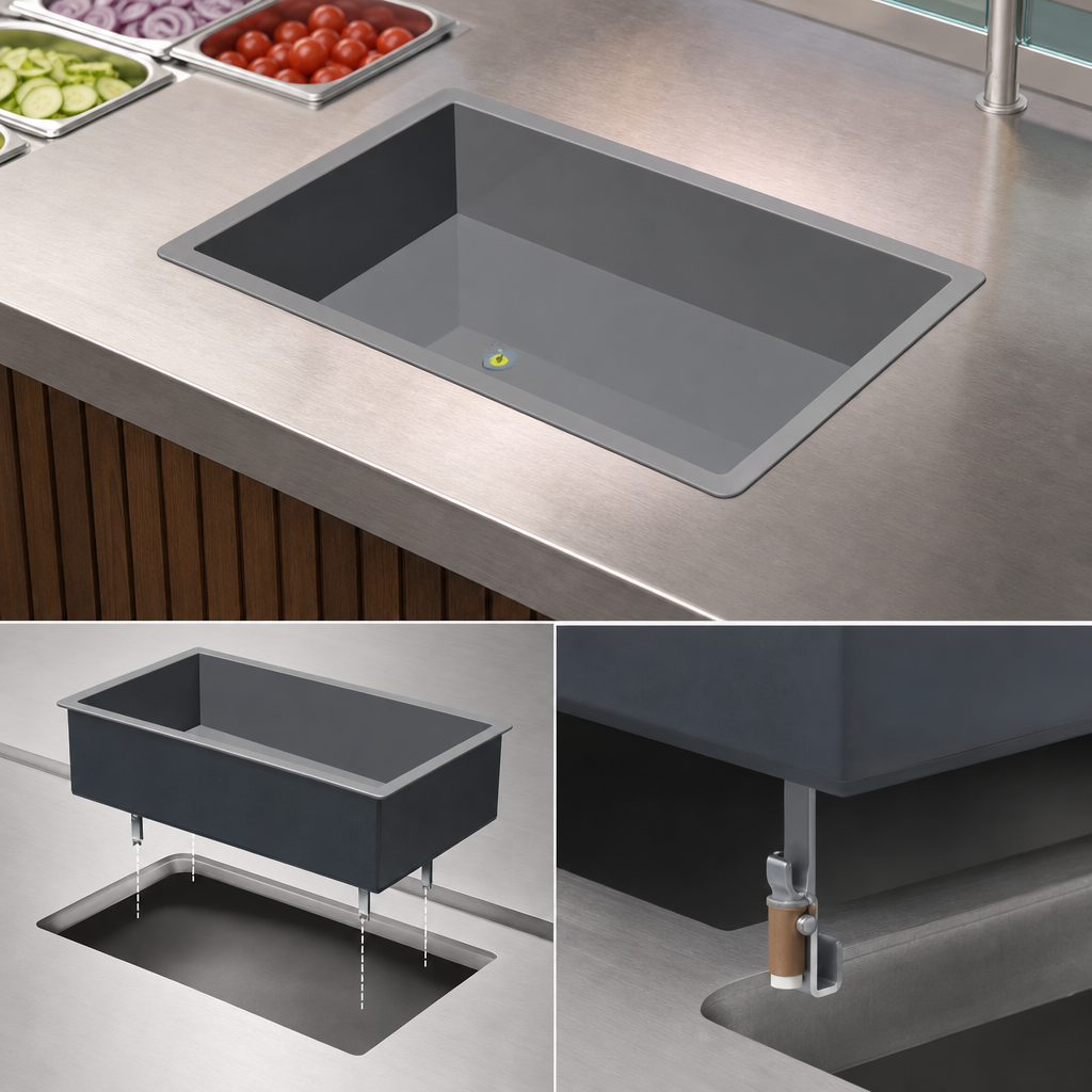Top-Mount Drop-In Design