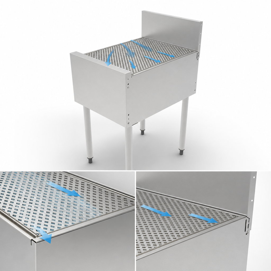 Pitched Drainboard Top