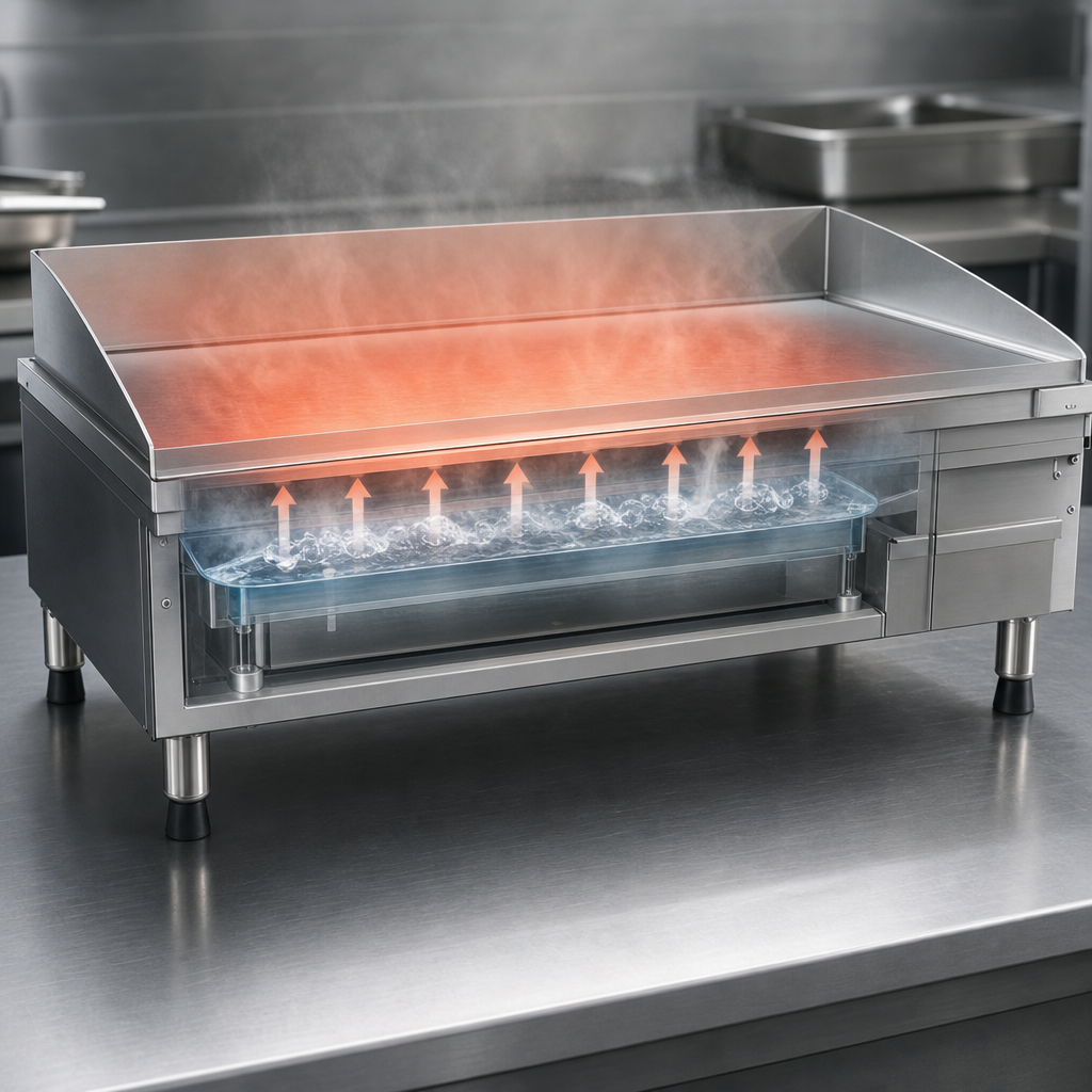 Steam-Heated Griddle Plate