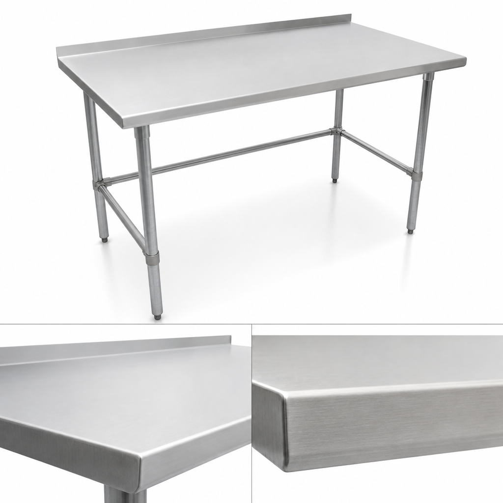 14 Gauge Stainless Steel Top