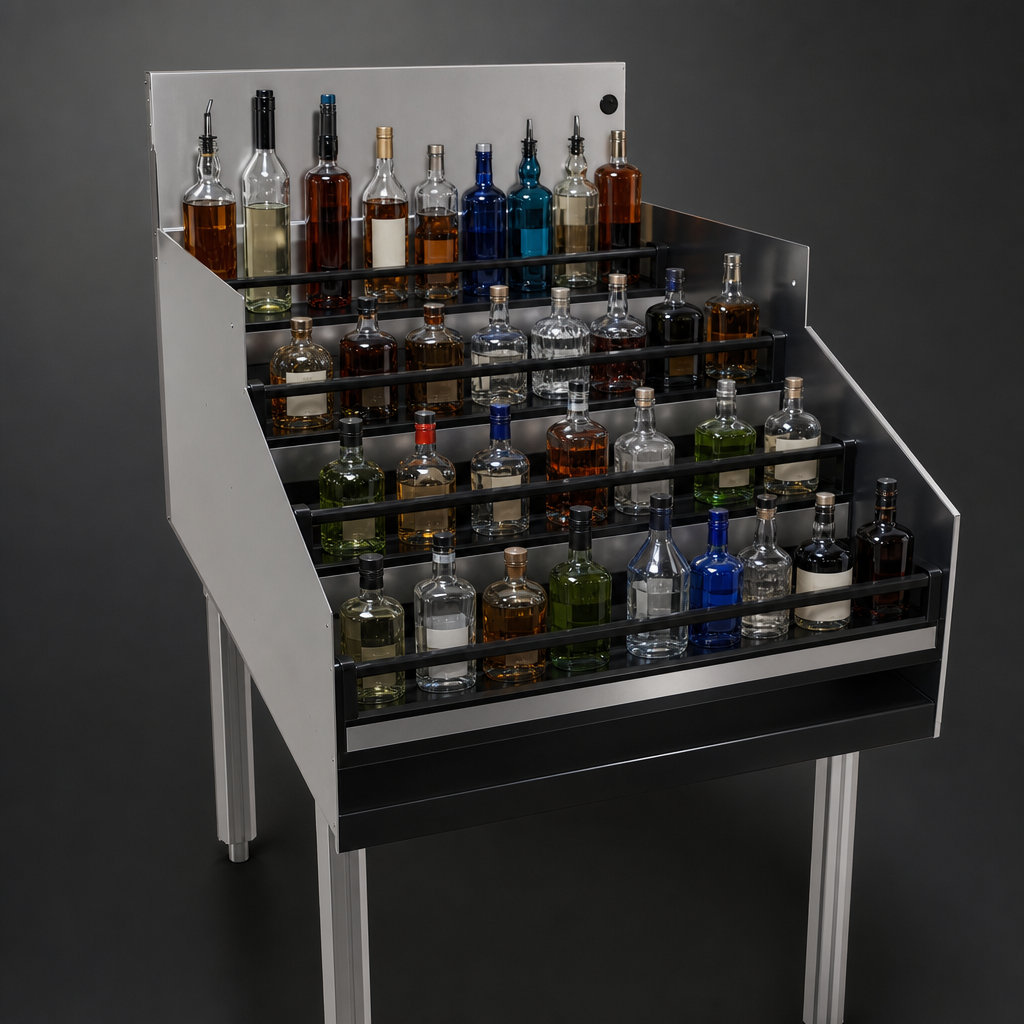 Five-Level Bottle Storage