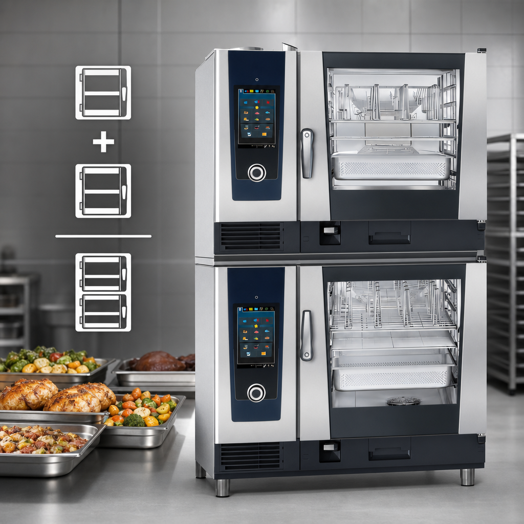 Double-Stack Cooking Capacity