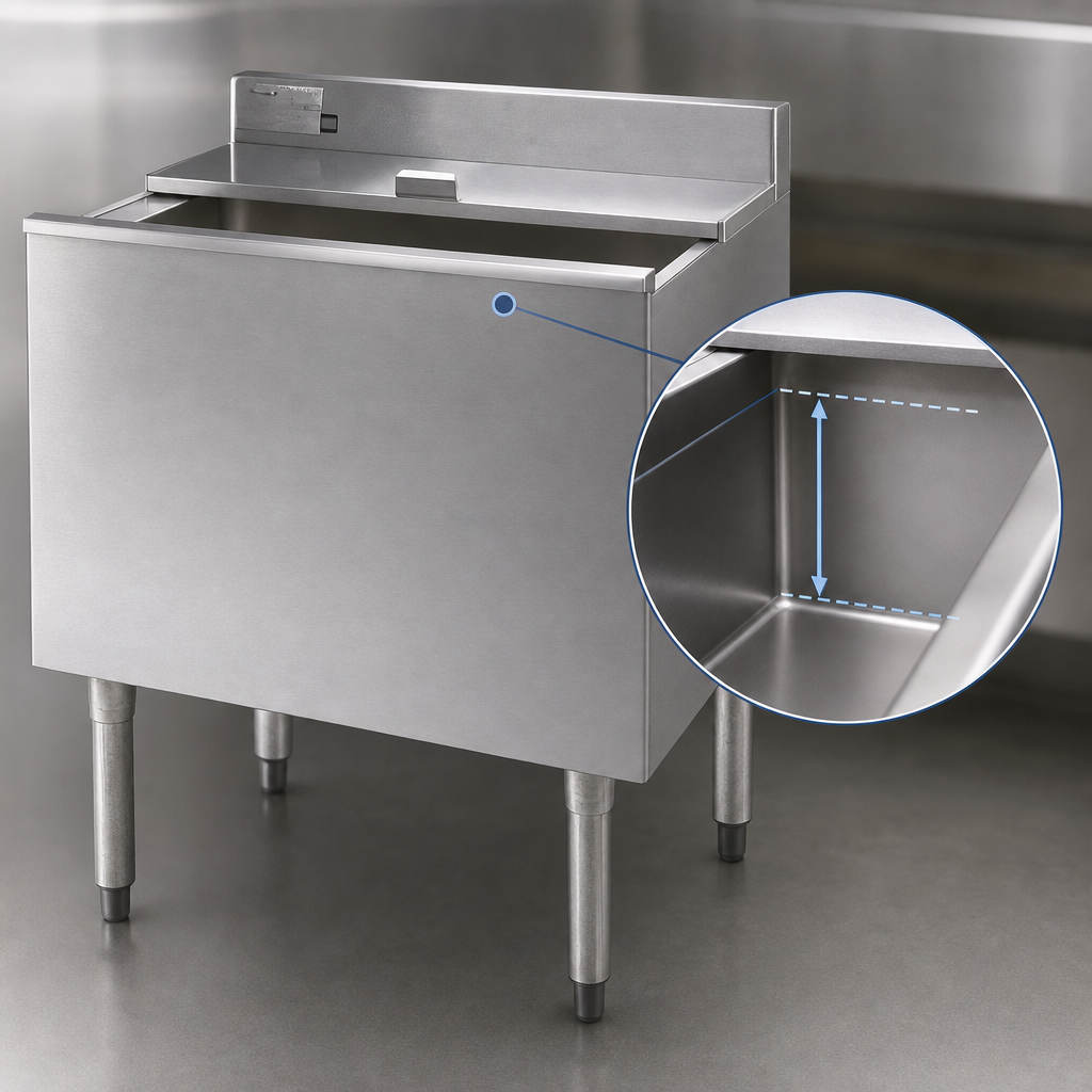 12-Inch Deep Stainless Steel Liner