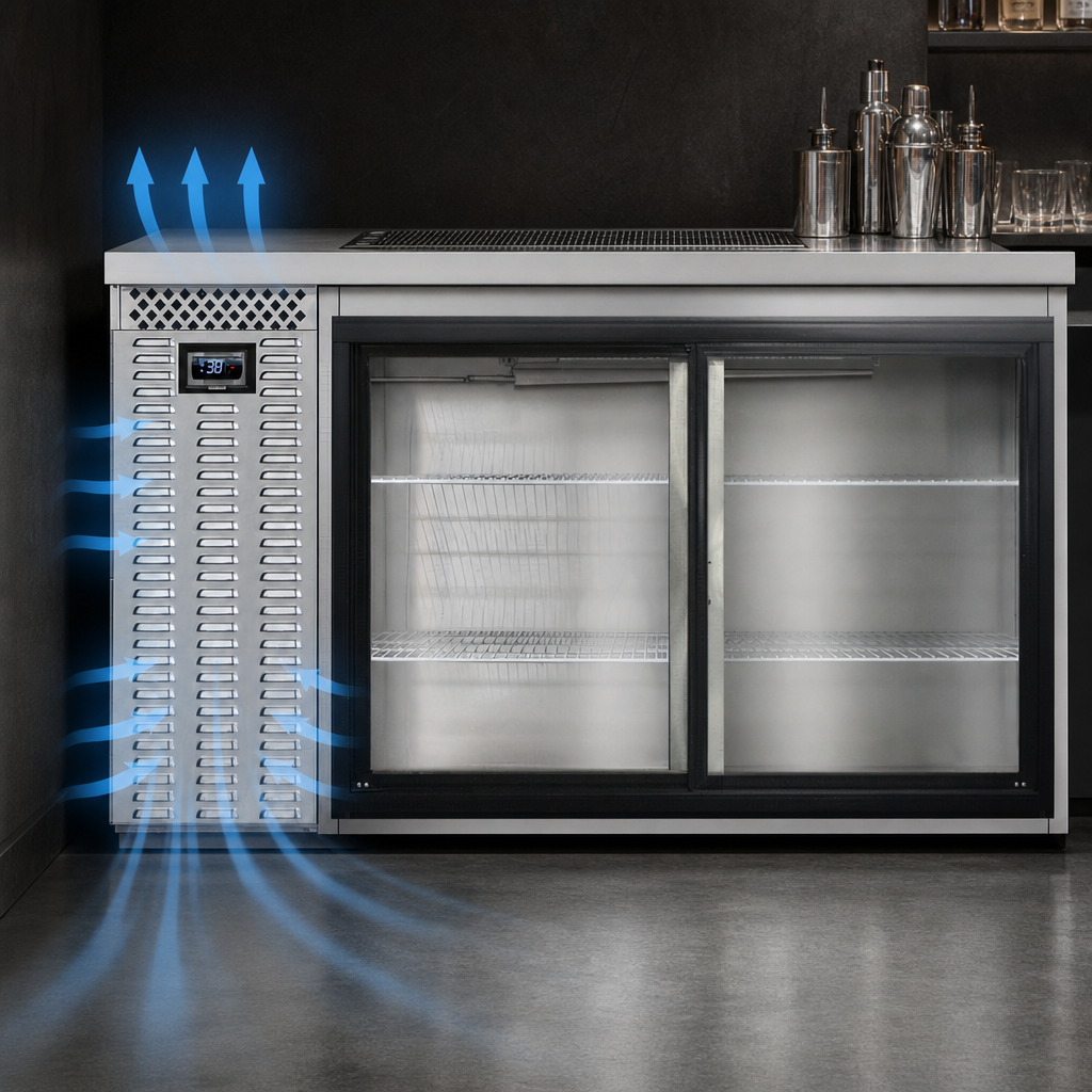 Front Breathing Refrigeration System
