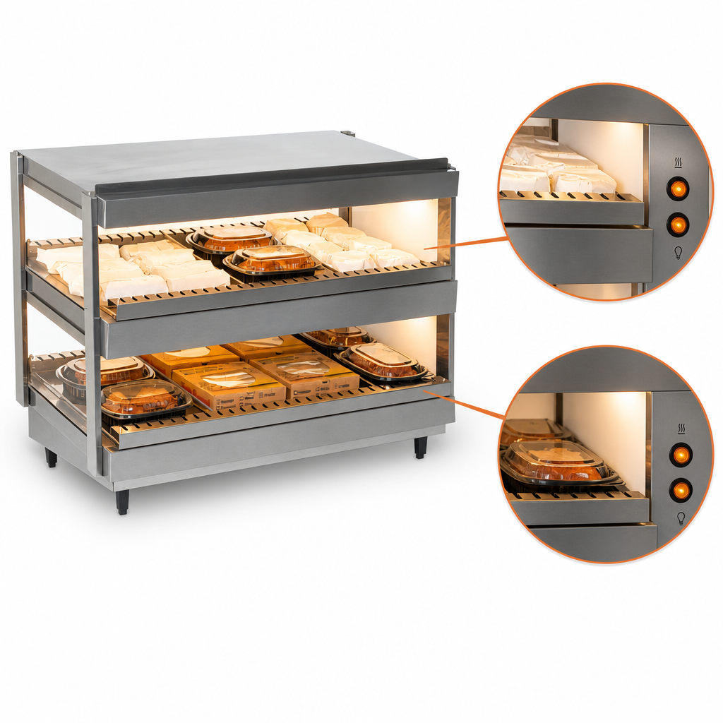 Independent Shelf Heat & Light Controls