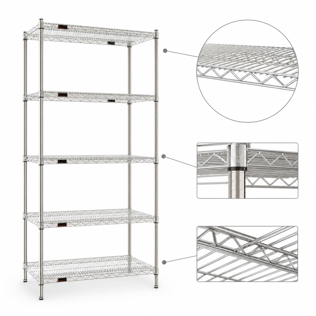 Patented QuadTruss Shelf Design