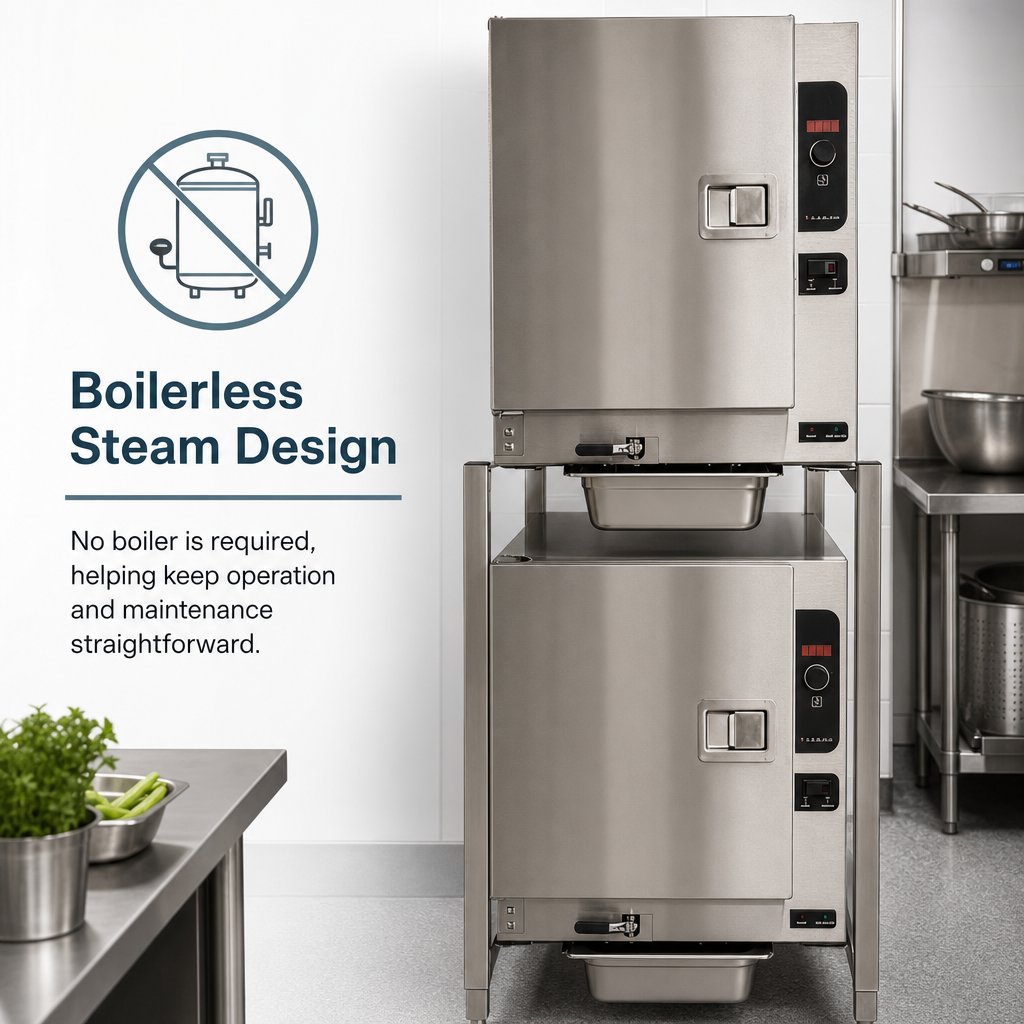 Boilerless Steam Design