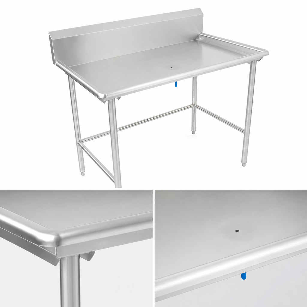 16-Gauge Stainless Steel Top