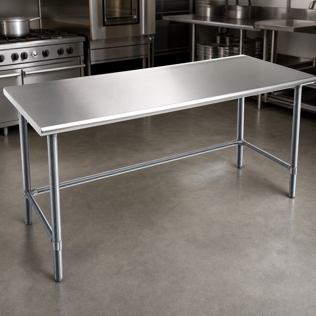 14-Gauge 304 Stainless Steel Top