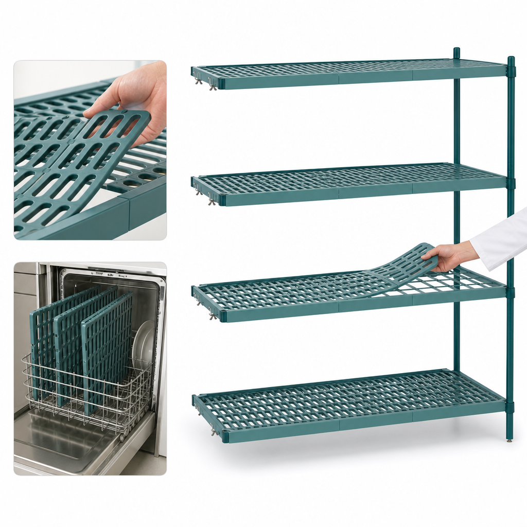 Removable Polymer Shelf Mats
