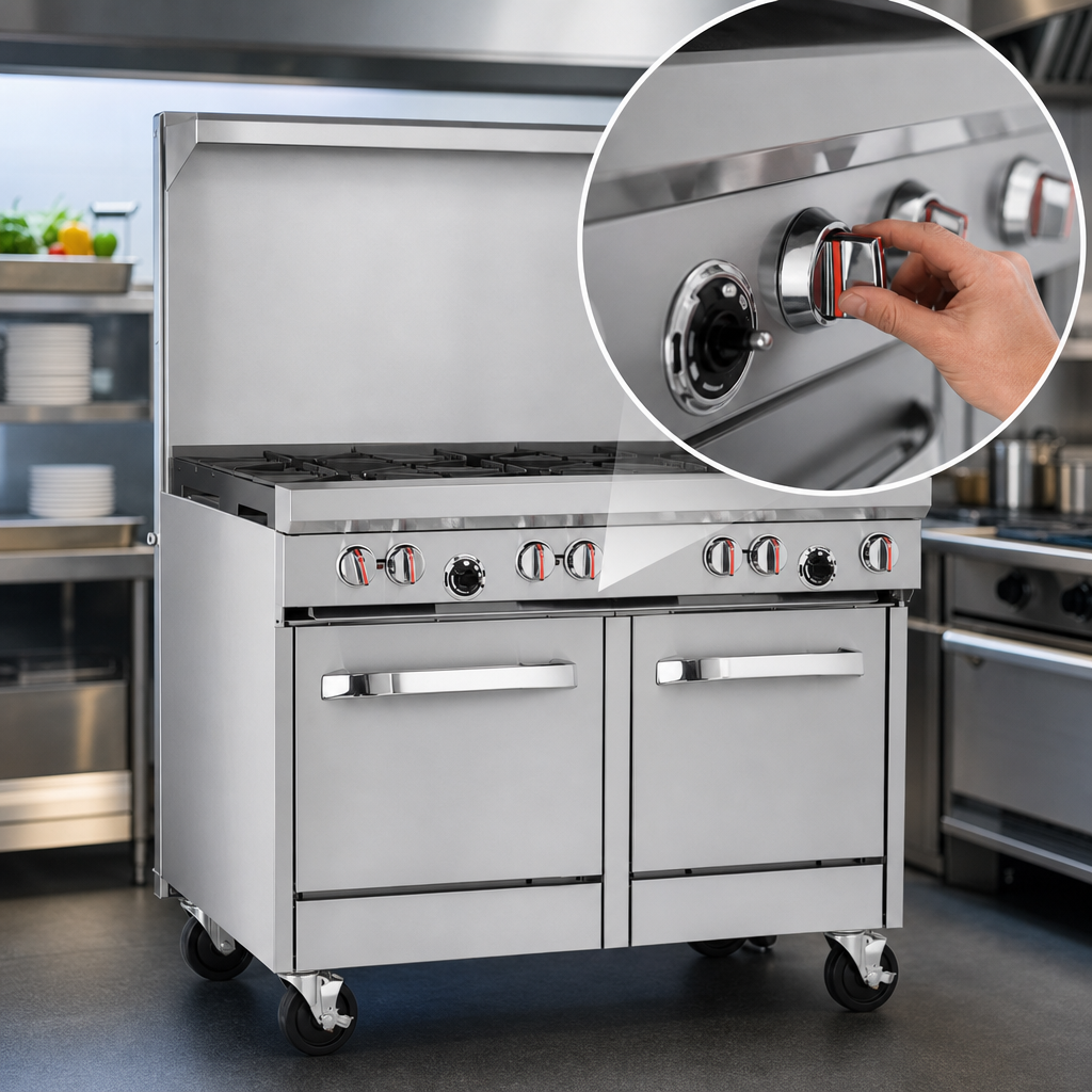 Manual Griddle Controls