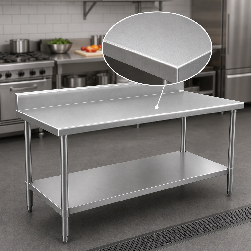 14-Gauge 300 Series Stainless Steel Top