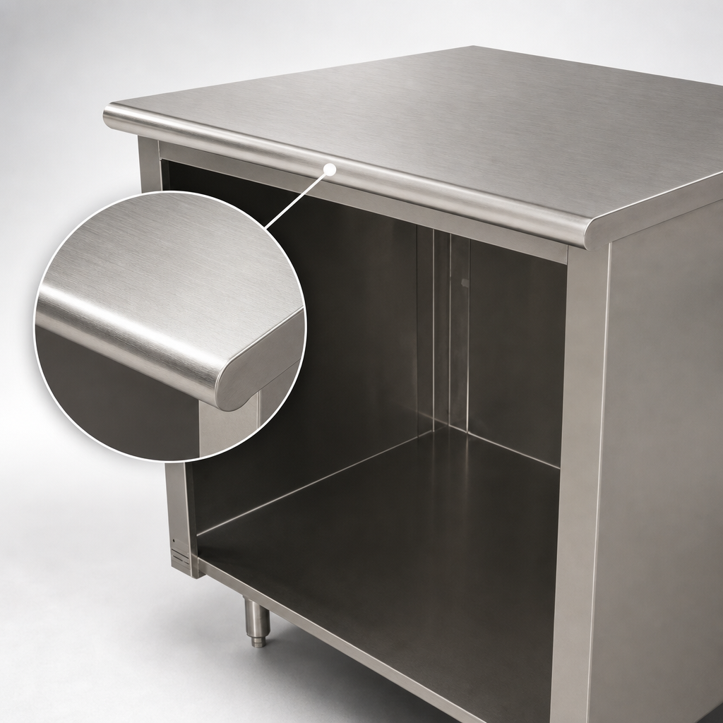 16-Gauge Stainless Steel Top
