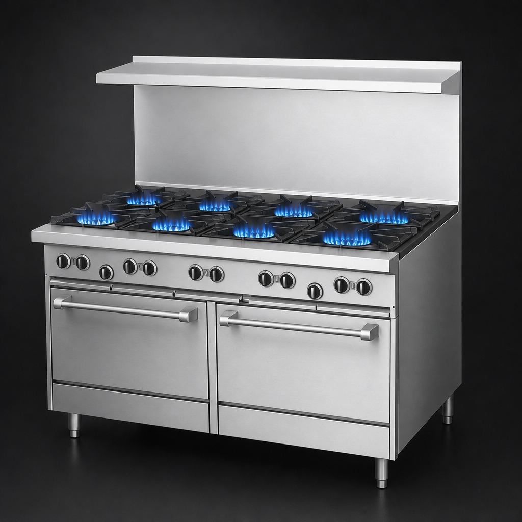 Six Open Burners
