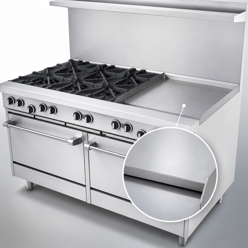 Smooth Steel Griddle Plate