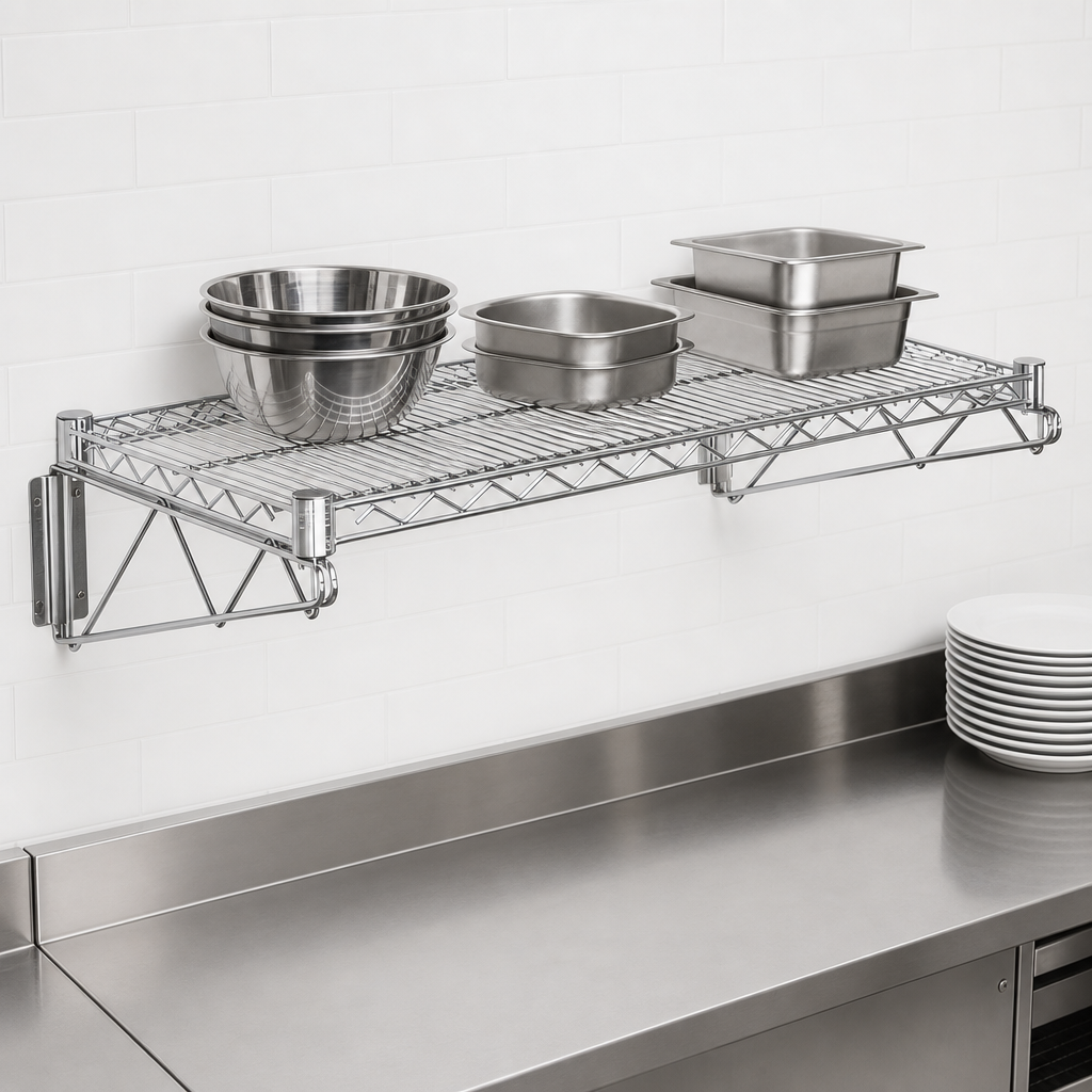 72 x 14-Inch Wire Shelf