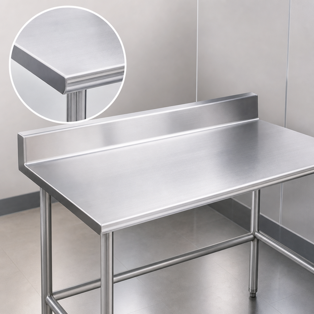 14-Gauge 304 Stainless Steel Top
