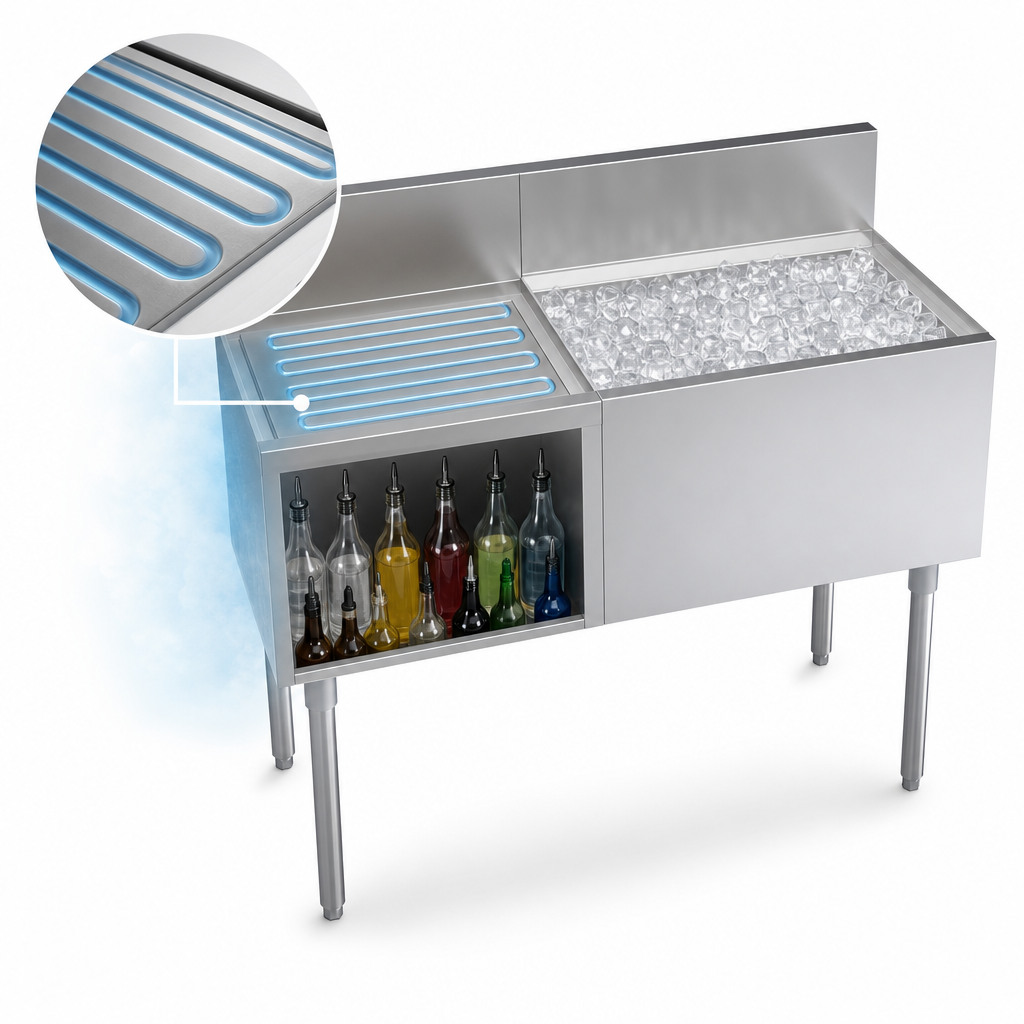Built-In 10-Circuit Cold Plate