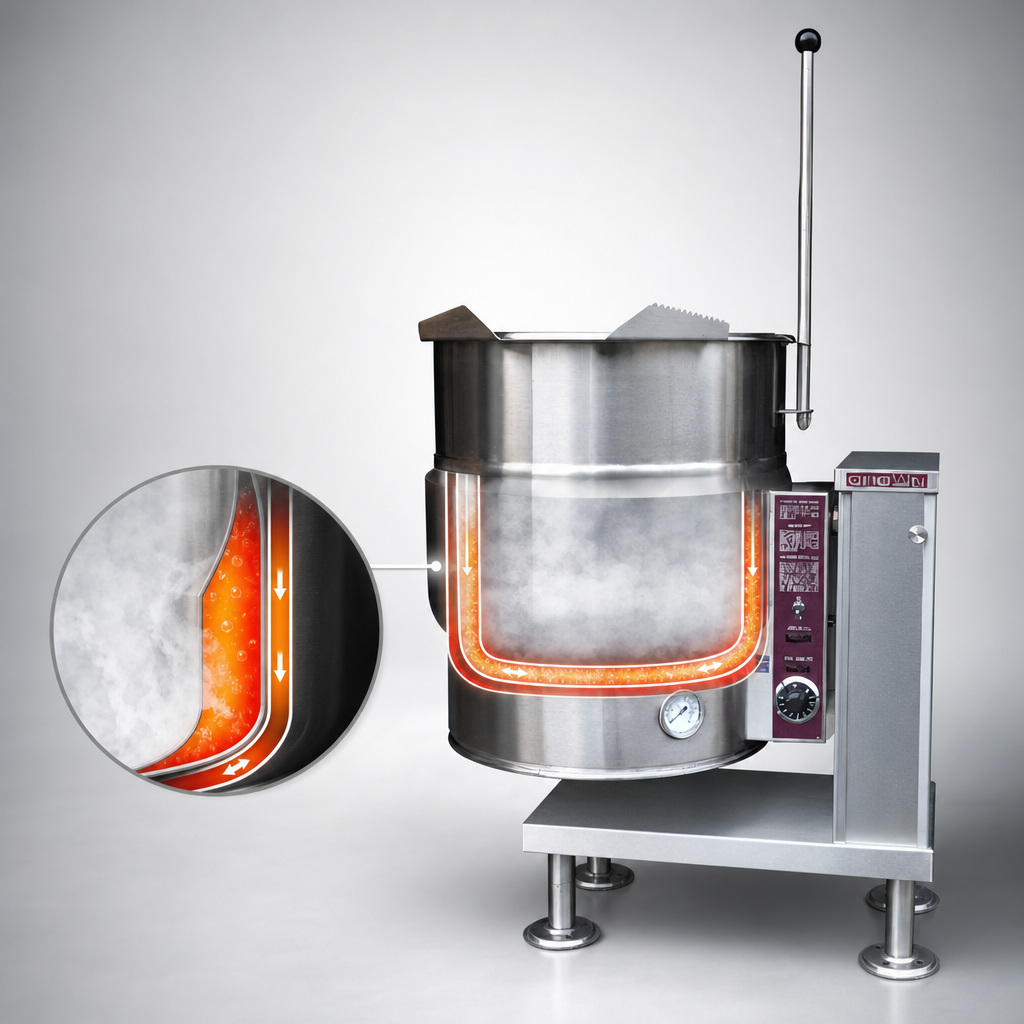 Self-Generating Steam Jacket