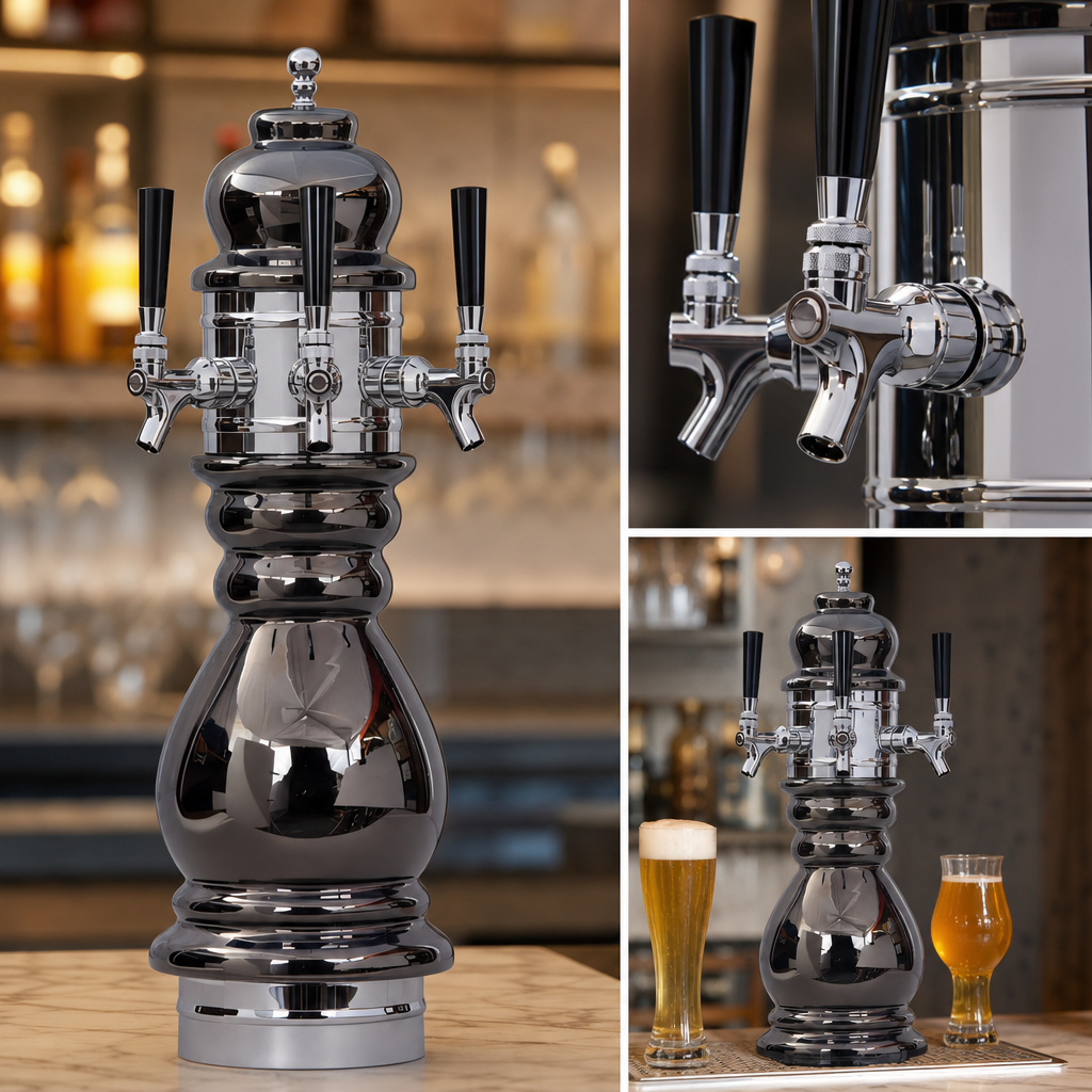 Two-Faucet Draft Tower