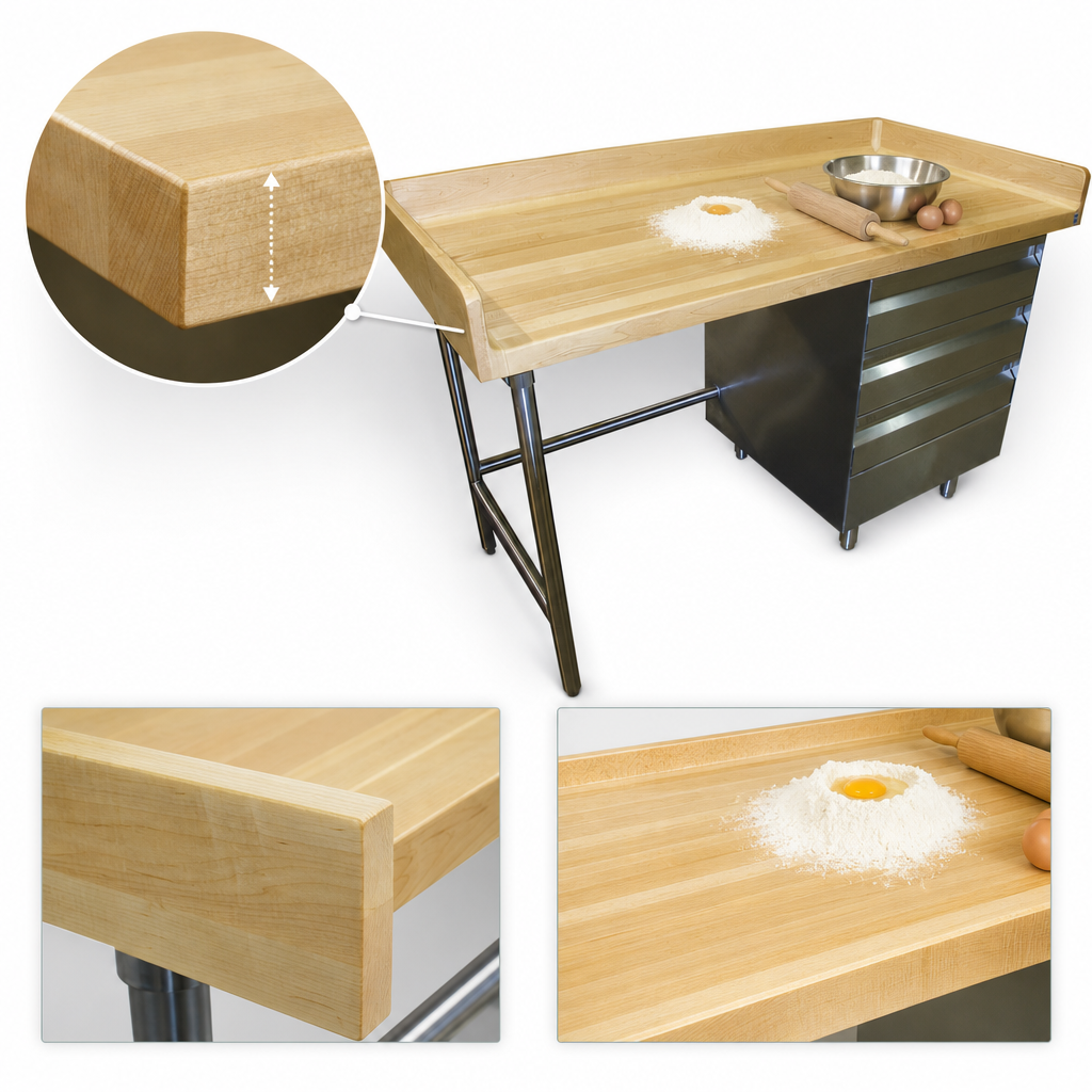 1-3/4-Inch Thick Wood Top