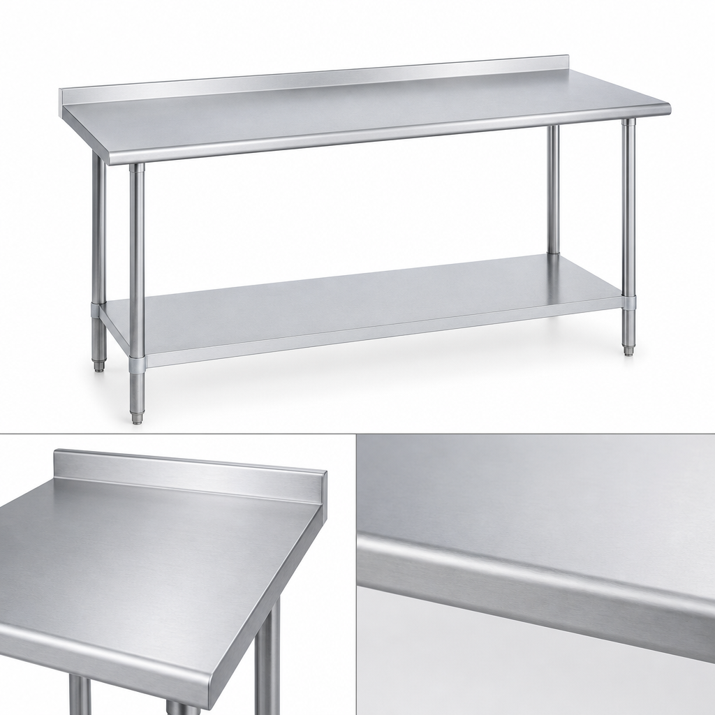 14-Gauge Stainless Steel Top