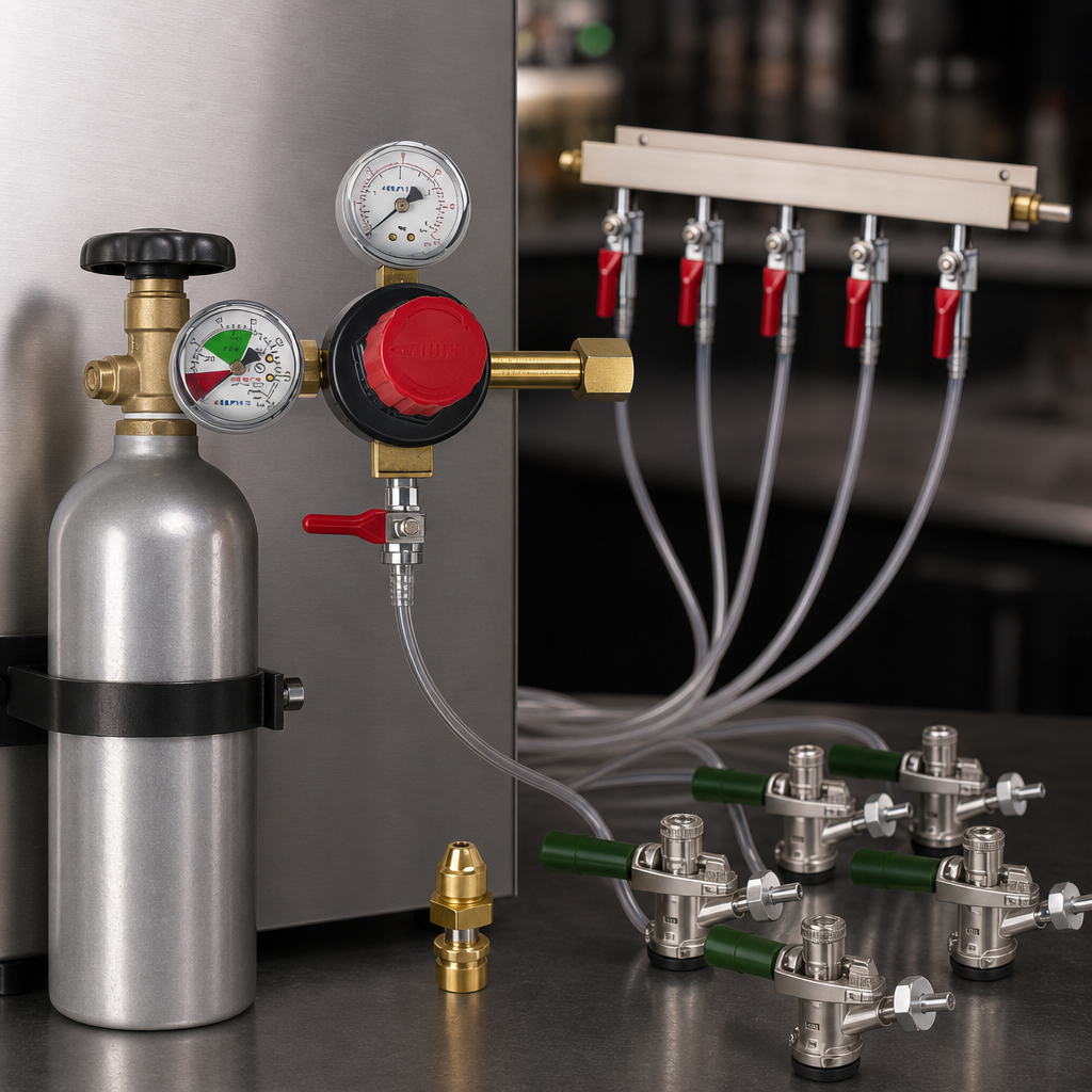 CO2 Tank Mount Primary Regulator