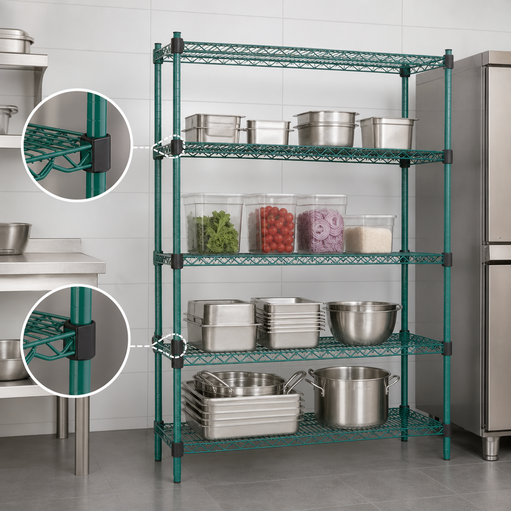 Quad-Adjust Shelves